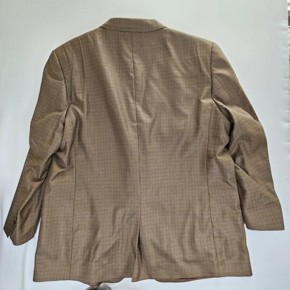 2Jos. A. Bank Blazers Lot 52L Silk Wool Camel Hair Sport Coat Grey Brown 52 Long